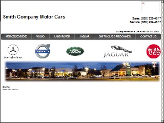 Web site www.smithcars.com, Smith Co Motor Cars
